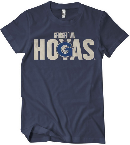University Of Georgetown Hoyas T-Shirt Navy