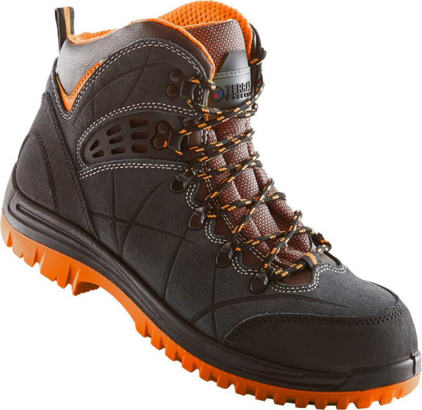 Terrax Workwear Sicherheitsstiefel Grau/Orange