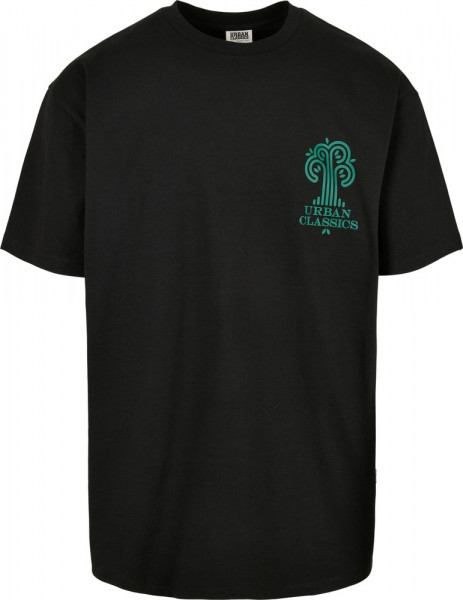 Urban Classics Organic Tree Logo Tee Black