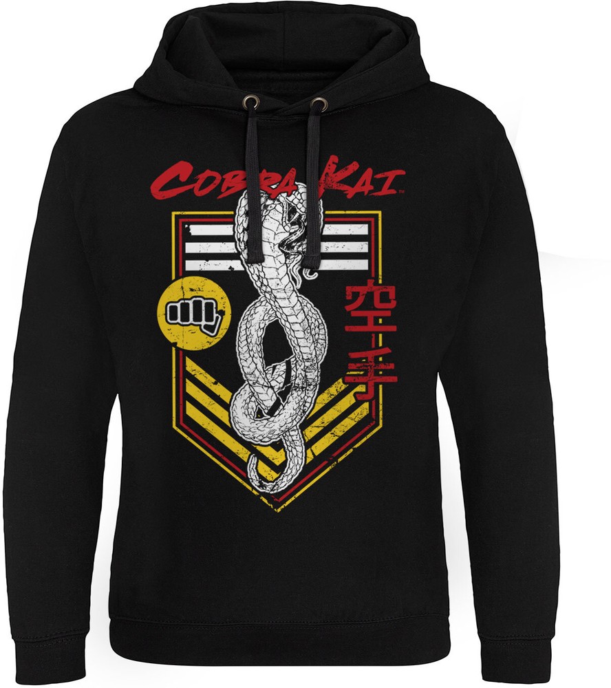 Cobra Kai Punch Patch Epic Hoodie Black | Hoodies / Sweatshirts | TV ...