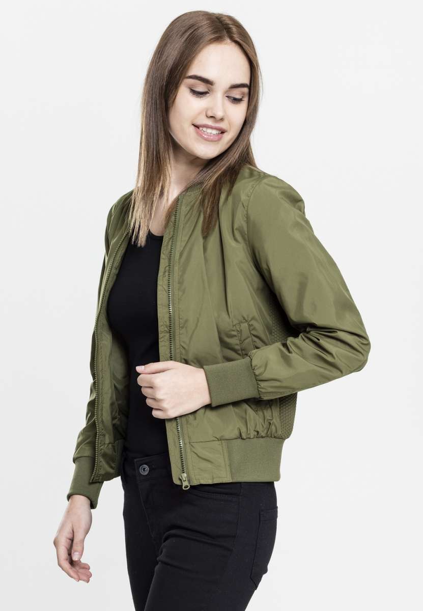 Ladies light bomber jacket best sale