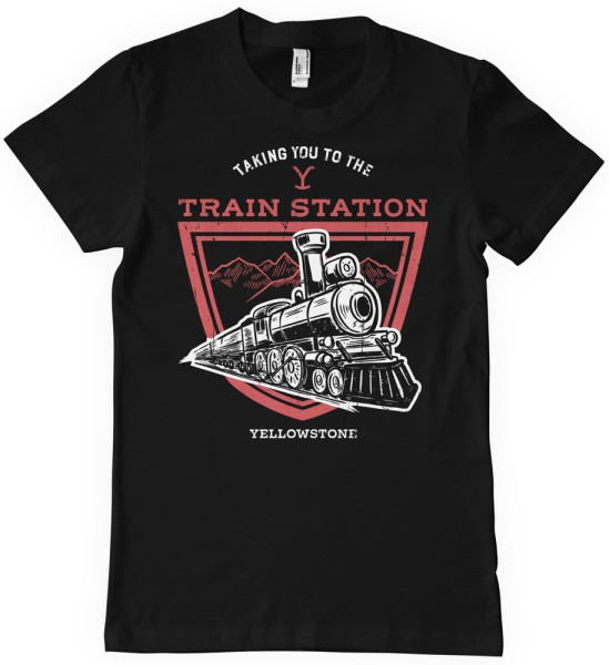 Yellowstone Taking You To The Train Station T-Shirt Black