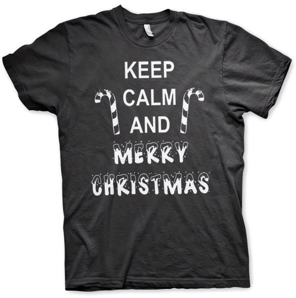 Hybris Keep Calm And Merry Christmas T-Shirt AB-1-18381-L23