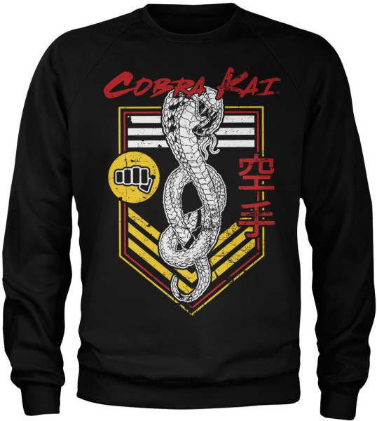 Cobra Kai Punch Patch Sweatshirt Black