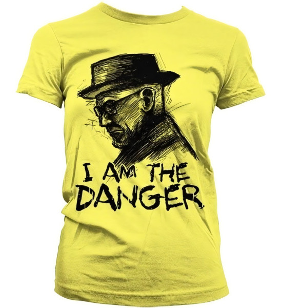 Breaking Bad I Am The Danger Girly T-Shirt Damen Yellow