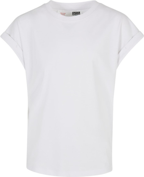 Urban Classics Mädchen T-Shirt Girls Organic Extended Shoulder Tee 2-Pack