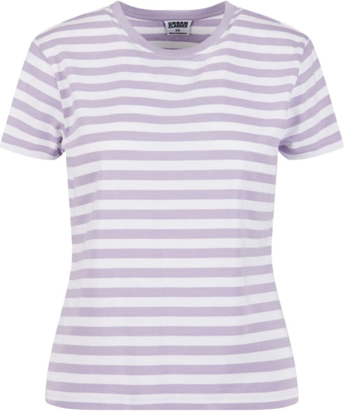 Urban Classics Damen T-Shirt Ladies Regular Striped Tee TB6826