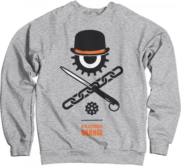 Clockwork Orange Bowler Eye Sweatshirt Heather-Grey