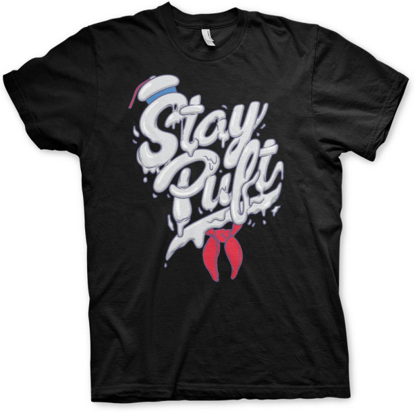 Ghostbusters Stay Puft T-Shirt Black