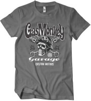 Gas Monkey Garage T-Shirt GmgCustom Motors Skull T-Shirt GMG-1-GMG040-H95-13