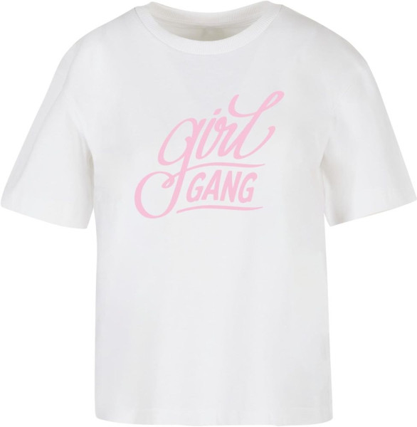 Miss Tee Damen T-Shirt Girl Gang Wording Tee MST172