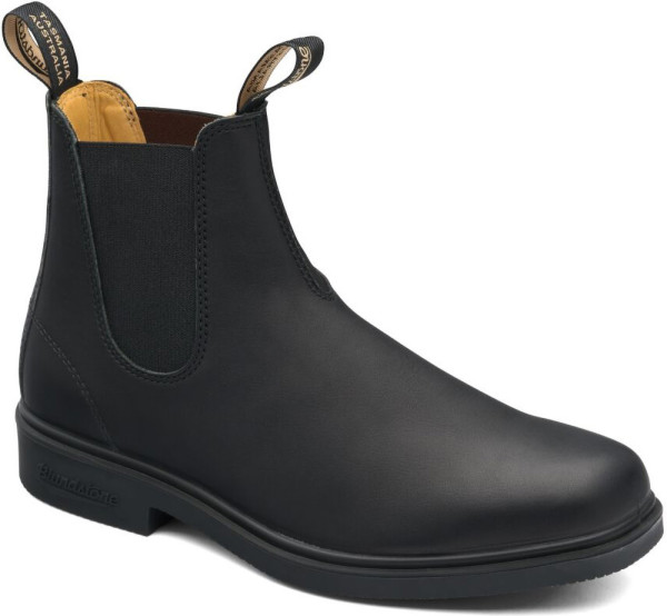 Blundstone Chelsea Boots #068 Voltan Black Leather With Lining (Dress Series)