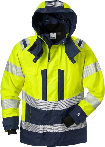 Fristads High Vis Airtech® Außenjacke Damen Kl. 3 4518 GTT Warnschutz-Gelb/Marine