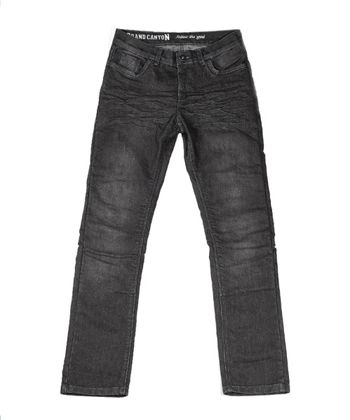 Grand Canyon Motorrad Hose Trigger Jeans Kurz Black