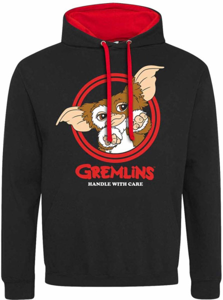 Gremlins - Three Rules (SuperHeroes Inc. Contrast Pullover) Hoodie Black