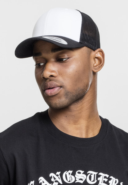 Flexfit Cap Retro Trucker Colored Front Black/White/Black