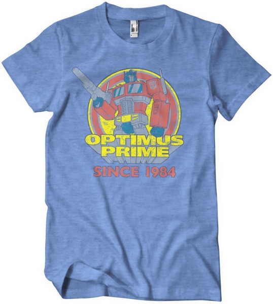 Transformers Optimus Prime - Since 1984 T-Shirt Blue/Heather