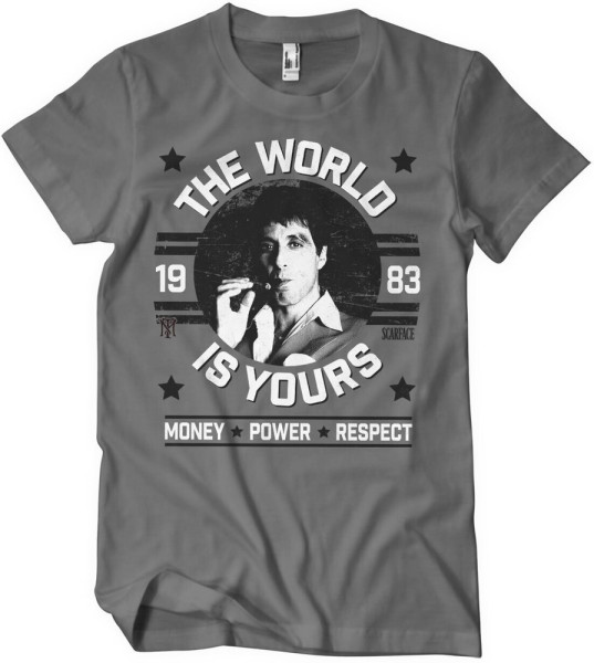 Scarface The World Is Yours T-Shirt Darkgrey