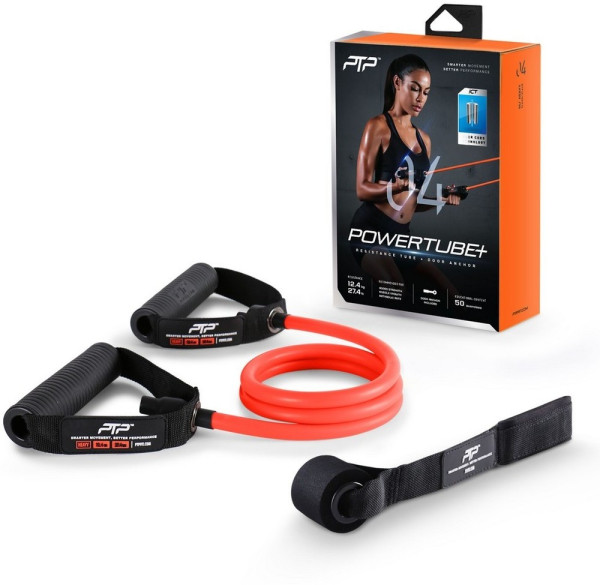 PTP Fitnessband Powertube+ Resistance Tube + Tür Anker Set