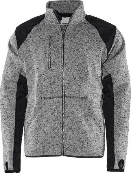 Fristads Fleecejacke 7451 PRKN Grau/Schwarz