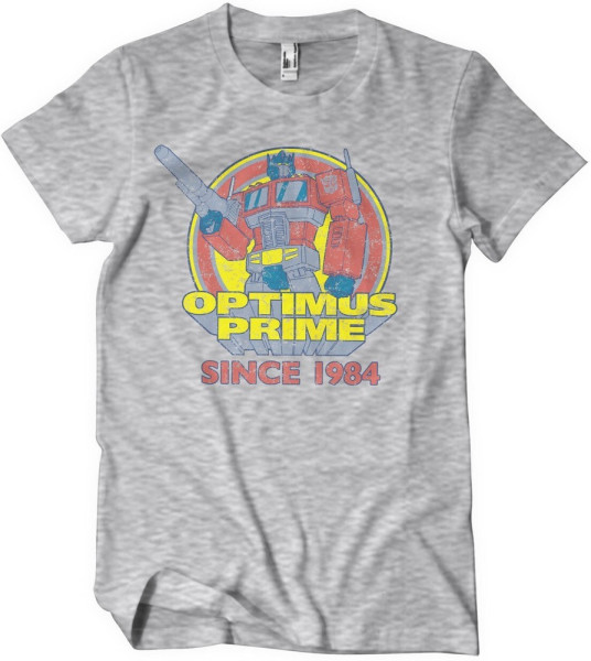 Transformers Optimus Prime - Since 1984 T-Shirt Heathergrey