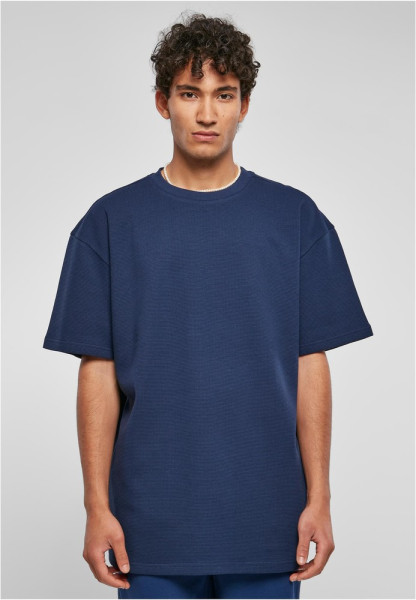 Urban Classics T-Shirt Oversized Waffle Tee Darkblue