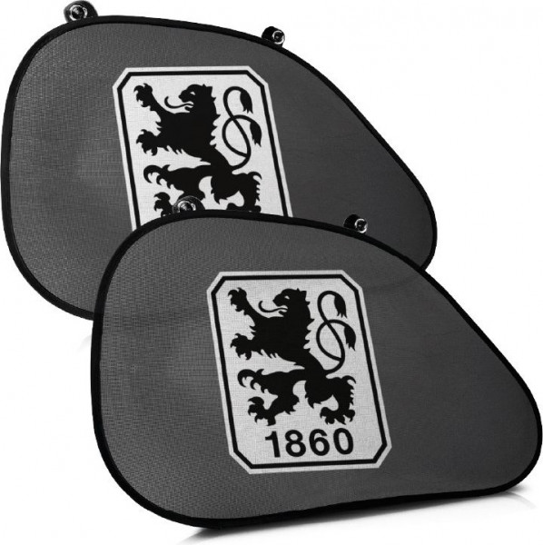 TSV 1860 München Sonnenblende (2 Stück) Fußball Schwarz/Weiß