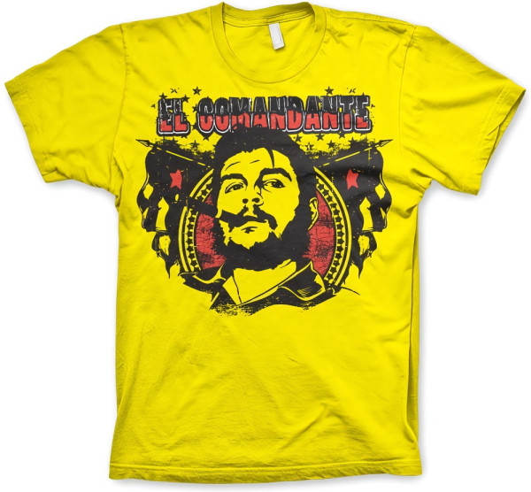 Hybris Che Cigar El Comandante T-Shirt Yellow