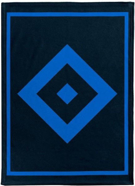 Hamburger SV HSV Stadiondecke Fußball Blau/Weiß/Schwarz