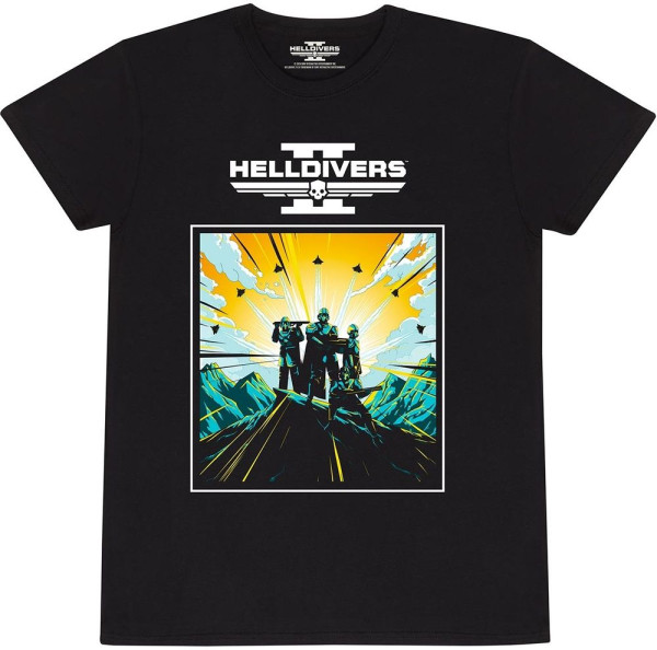 Helldivers 2 - 2D Art And Logo T-Shirt