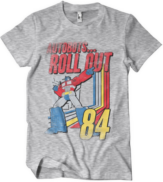 Transformers Autobots - Roll Out T-Shirt Heathergrey