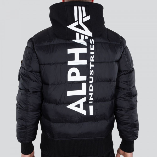 Alpha Industries Jacke MA-1 ZH Back Print Puffer FD Black