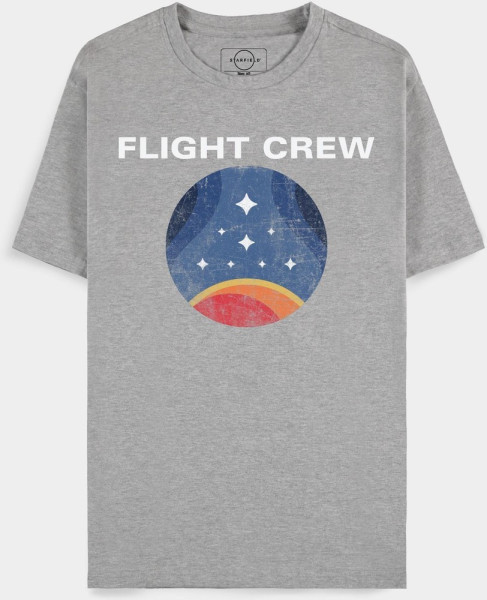 Starfield - Flight Crew Men's Short Sleeved T-shirt Grey