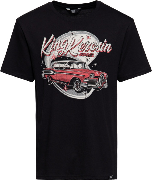 King Kerosin Classic T-Shirt Fp "Kk Edsel" KKI31001