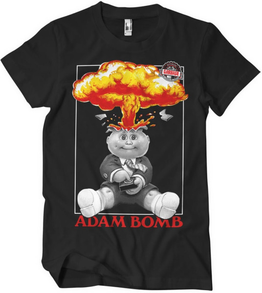 Garbage Pail Kids Adam Bomb T-Shirt Black