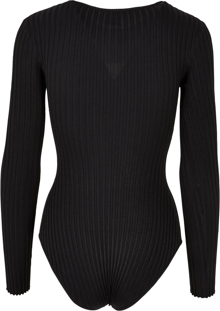 Urban Classics Damen Ladies Rib Tops | Longsleeve T-Shirts Body | Knit Women | / Lifestyle