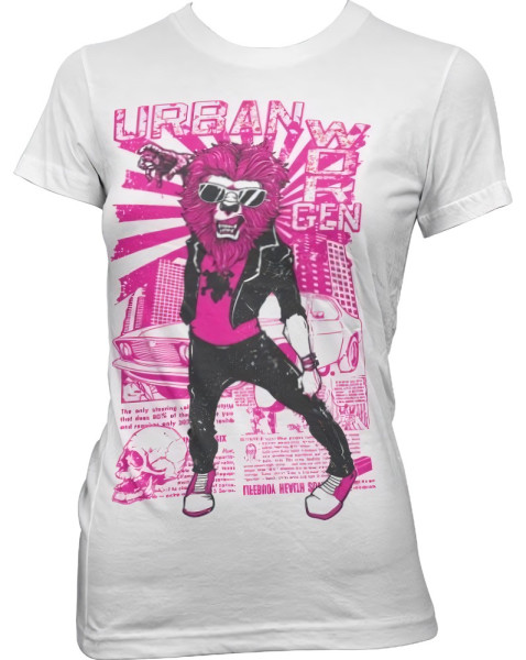 Hybris Urban Predator Girly T-Shirt Damen White