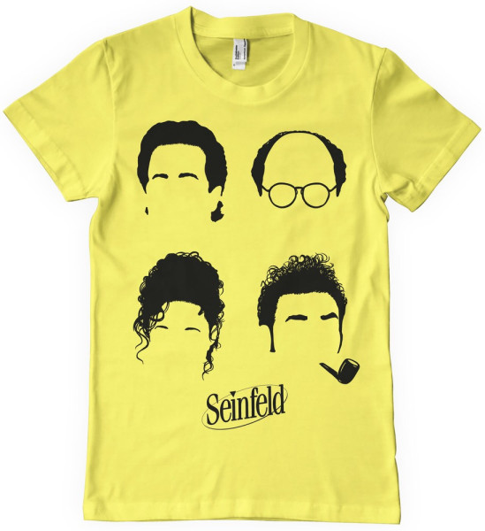 Seinfeld Characters T-Shirt Yellow