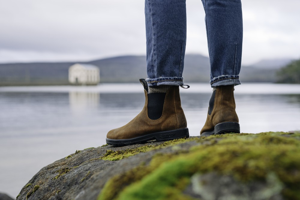 Blundstone Stiefel Boots 1911 Wax Suede 500 Series Brown