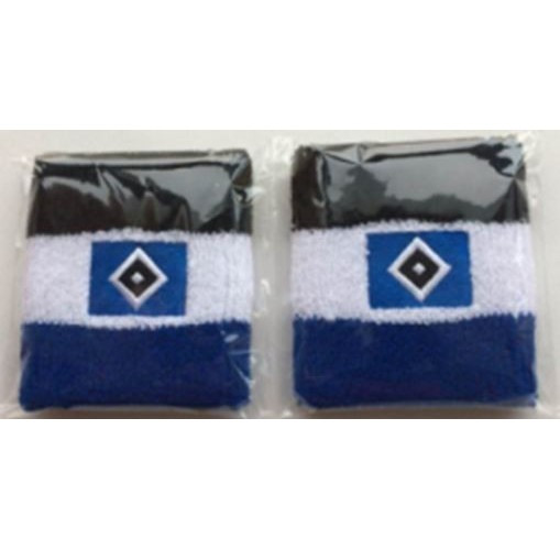 Hamburger SV Schweißband b-w-s 2er-Set - 2022 Fussball Blau