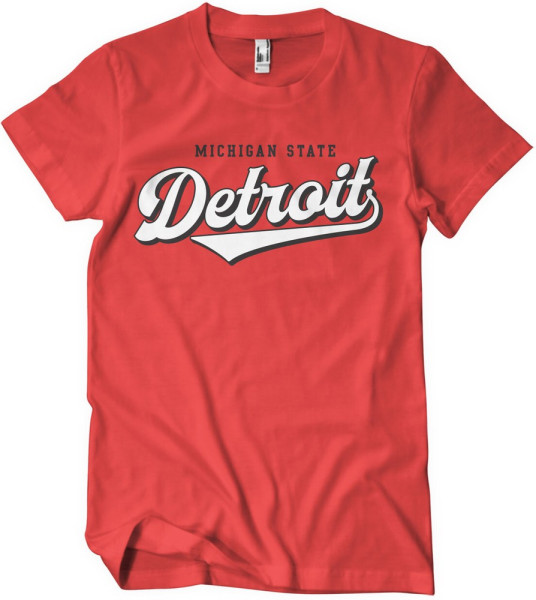 Detroit T-Shirt Red