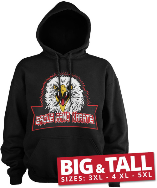 Cobra Kai Eagle Fang Karate Big & Tall Hoodie Black