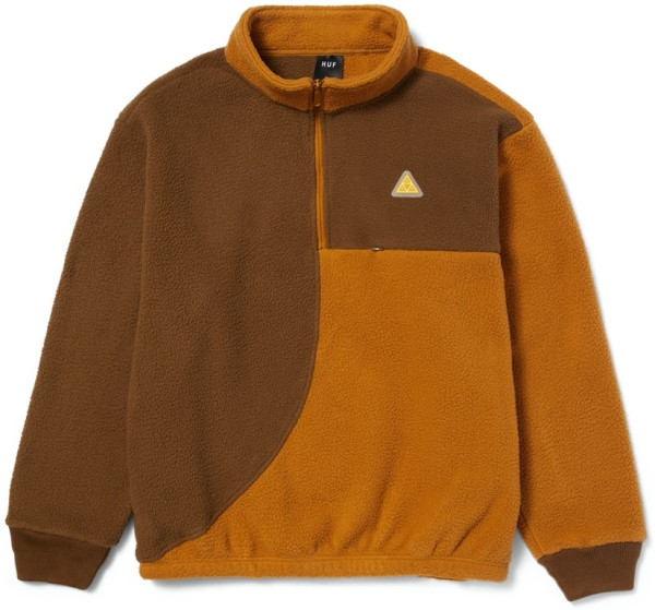 HUF Expedition Quarter Zip Pile Fleece Sweater FL00215