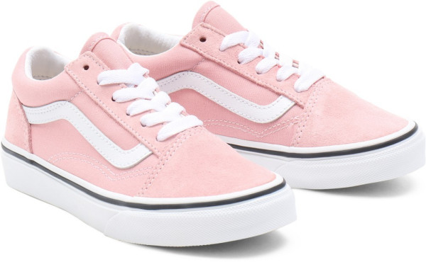 Vans Youth Unisex Kids Lifestyle Classic FTW Sneaker Uy Old Skool Powder Pink/True White