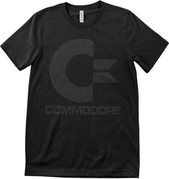 COMMODORE/C64 T-Shirt Commodore Black Logo T-Shirt LN-1-COM007-H67-1