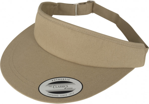 Flexfit Cap Flat Round Visor Cap Khaki