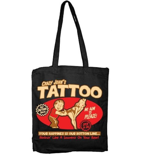 Hybris Crazy John's Tattoo Tote Bag SH-4-11071-LFH3-6