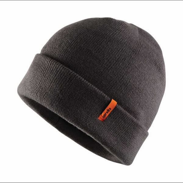 Scruffs Mütze Beanie-Strickmütze mit Thinsulate-Futter „Trade“, grau Beanie-Strickmütze mit Thinsula