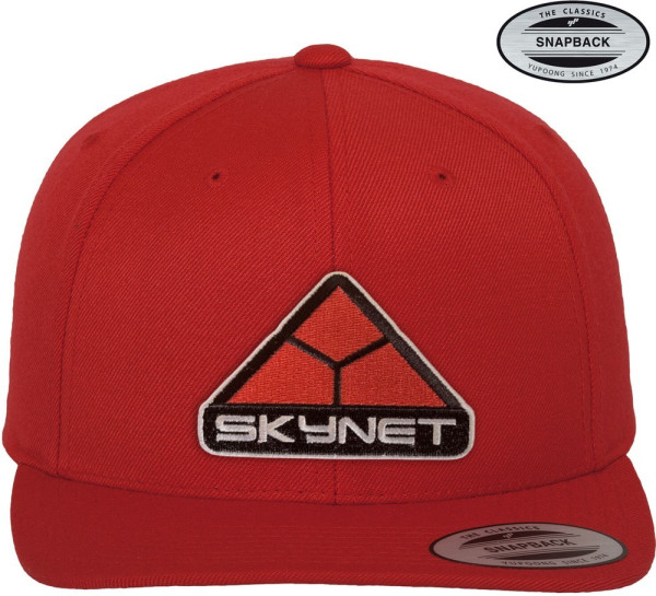 Terminator Skynet Premium Snapback Cap Red