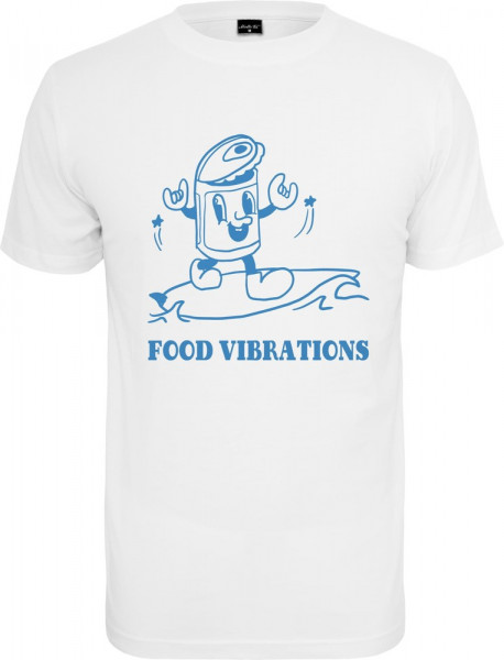 Mister Tee Food Vibrations Tee White